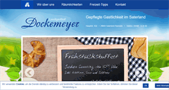 Desktop Screenshot of landgasthof-dockemeyer.de